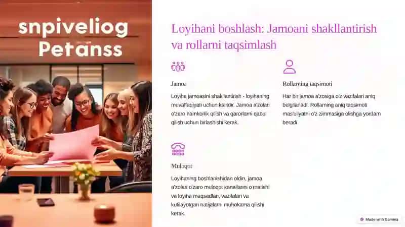 Loyiha boshqaruvining bosqichlari 3