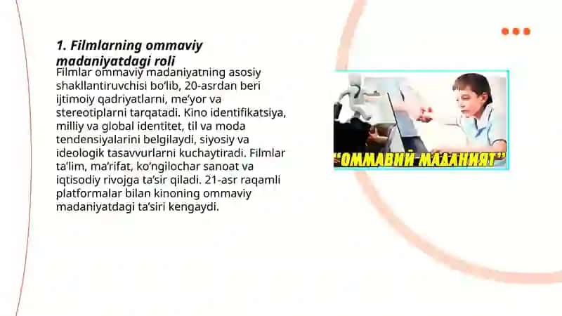 Filmlarning ommaviy madaniyatdagi roli 3