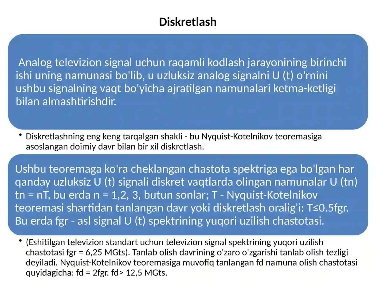 Zamonaviy raqamli media va televizion texnika va texnologiyalar 3