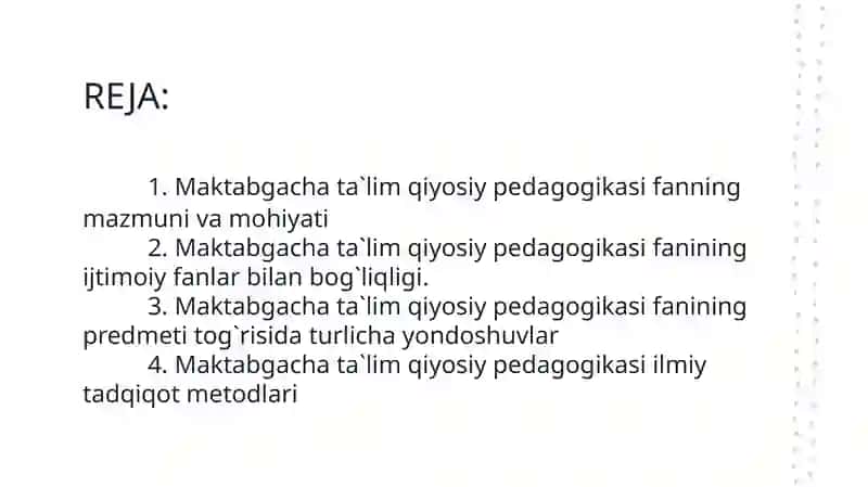 Maktabgacha ta'lim qiyosiy pedagogik taraqqiyot 3