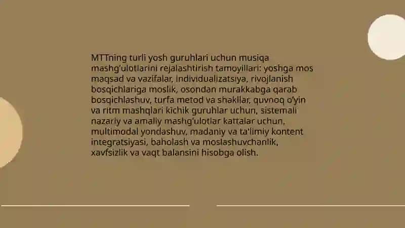 MTT ning turli yosh guruhlarida musiqa mashgʻulotini tashkil etish 3