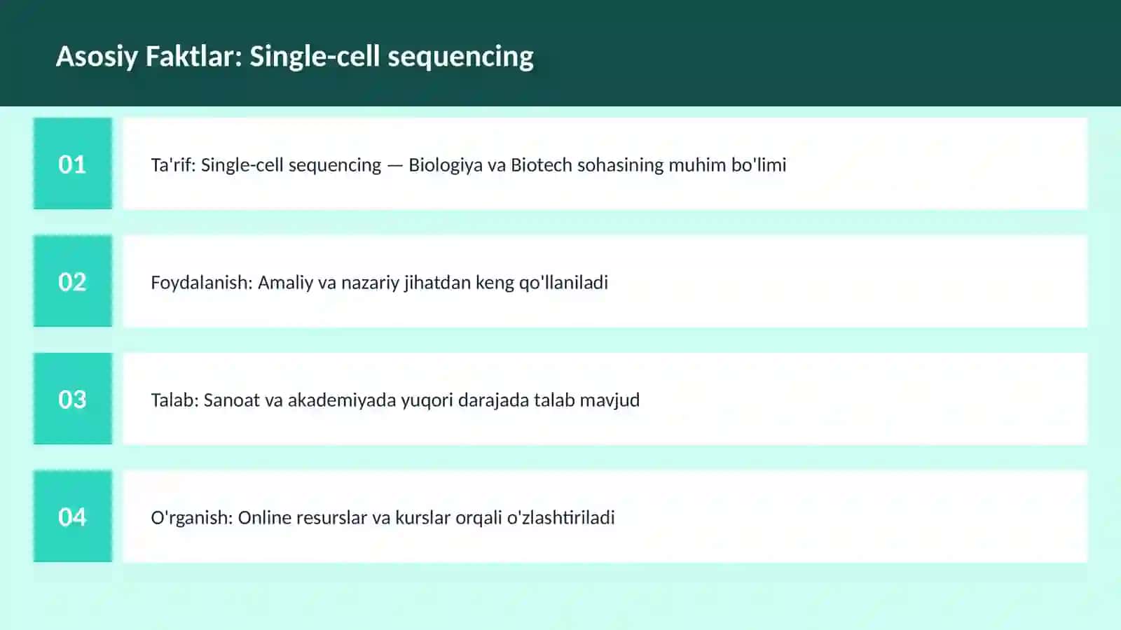 Single-cell sequencing 3
