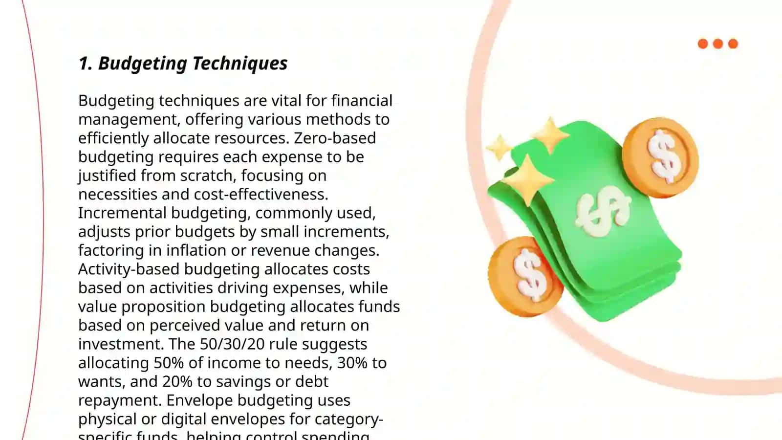Budgeting Techniques 3