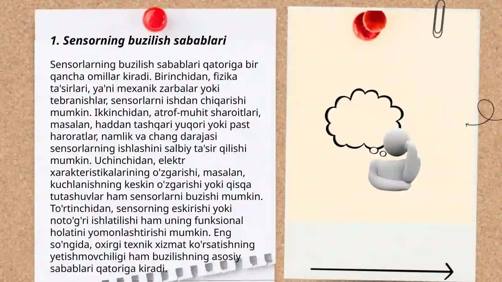Sensor buzilish sabablari 3