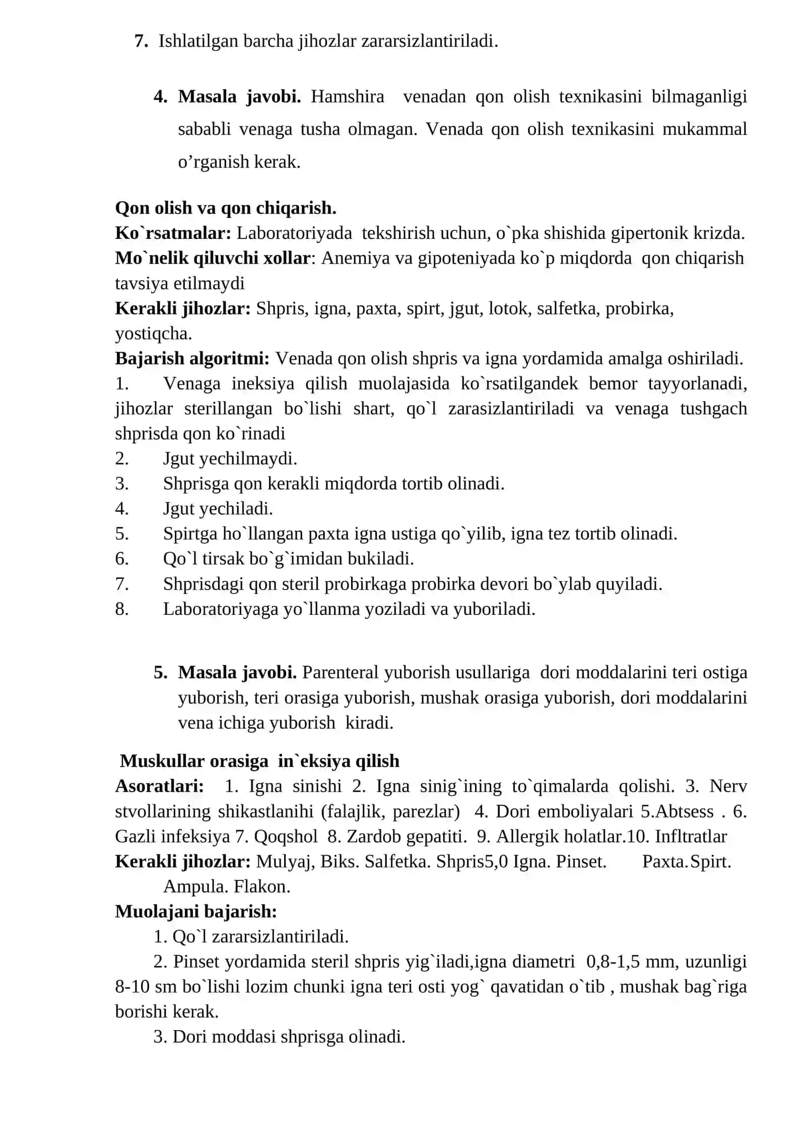 Yotoq yaralarni davolash muolajasini bajarish 3