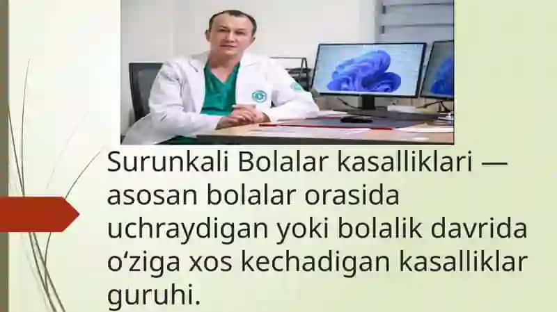 Mustaqilishi Bolalardagi Surunkali Infektsiya O'choqlari 3