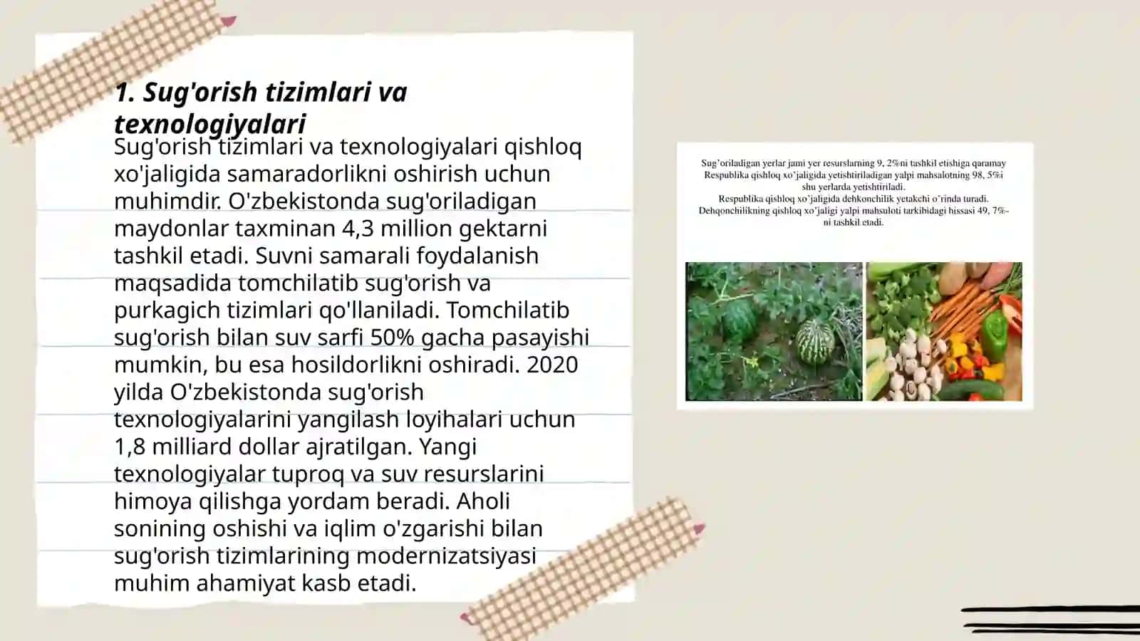 Sug'orish tizimlari va texnologiyalari 3