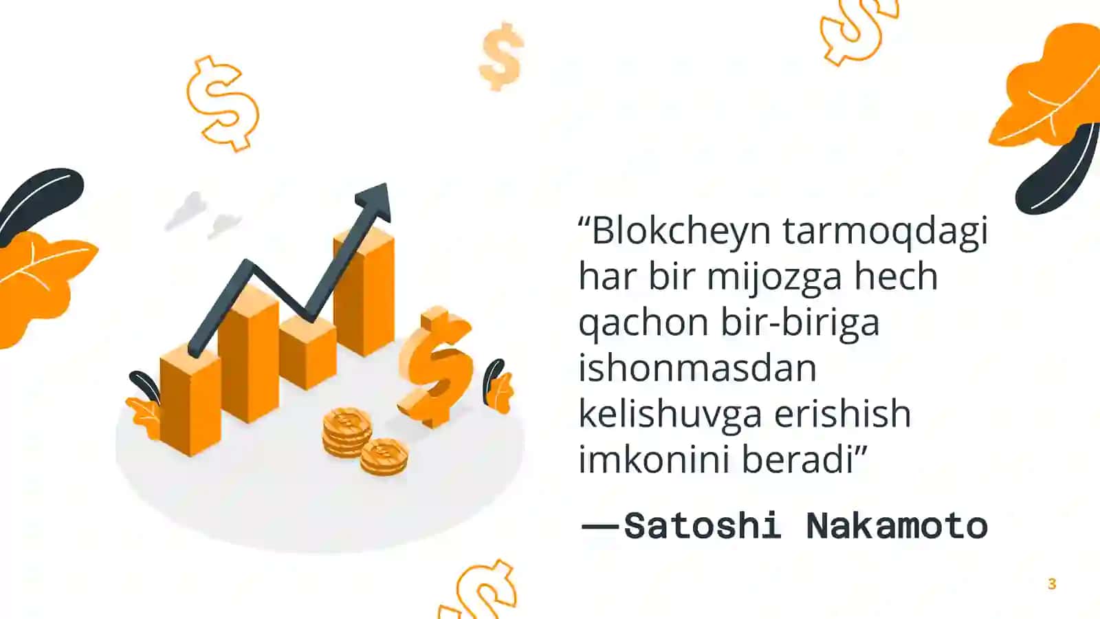 Blockchain & Moliyaviy texnologiyalar 3