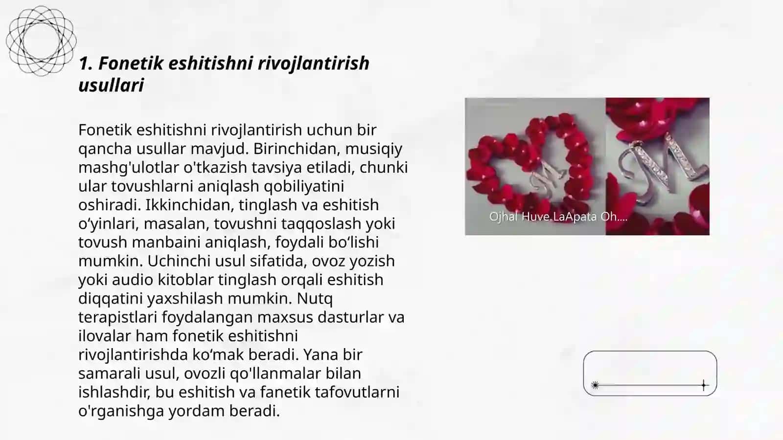 Logopediya ʼʼSʼʼ harfini qoʻyish uchun metodikalar 3