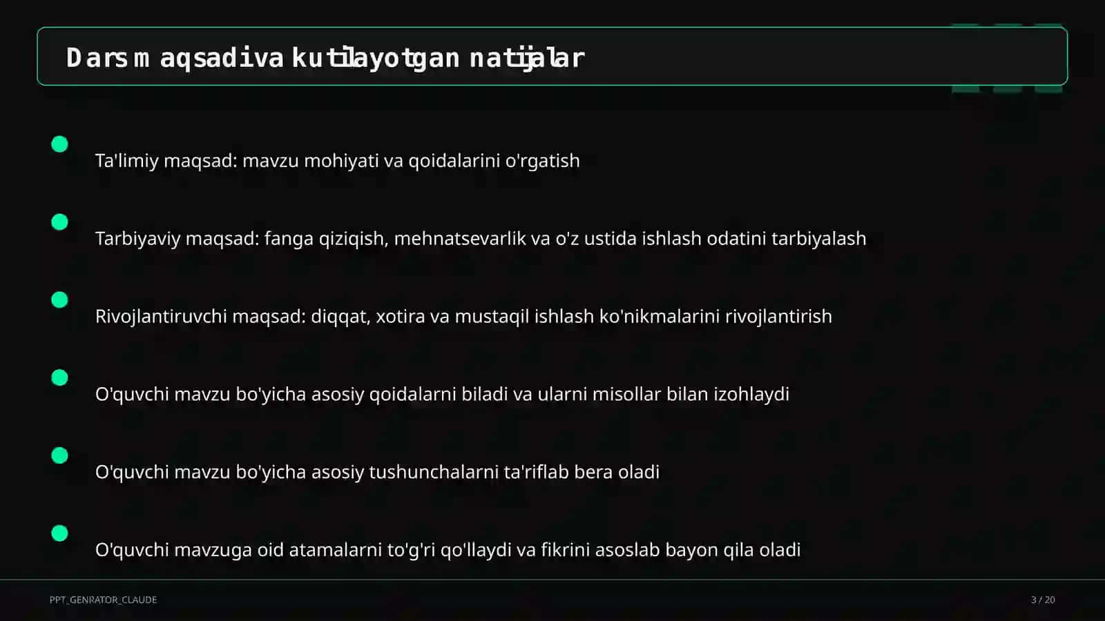 Rus tilida yil fasllari va ob-havo (4-sinf) 3