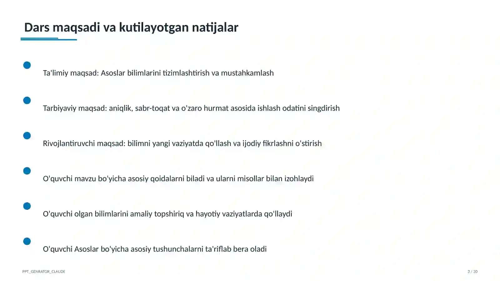 Kimyo (7–11) — metodik birlashma uchun 3