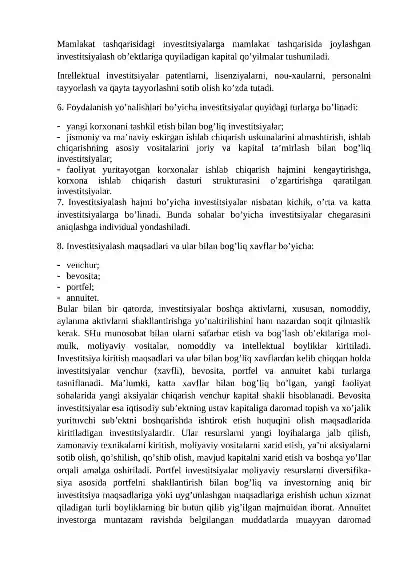 SANOAT KORXONALARINING INVESTITSON VA INNOVATSION FAOLIYATI 3