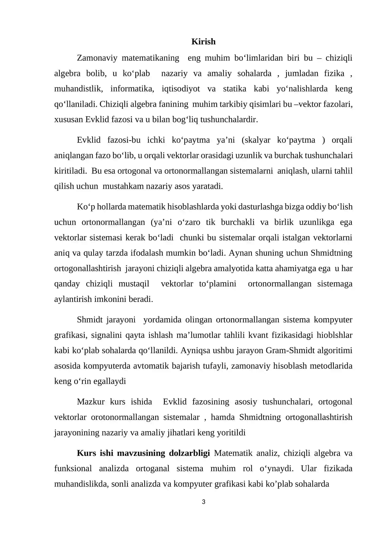 Ortogonal normallangan sistemalar va Shmidtning ortogonallashtirish jarayoni 3