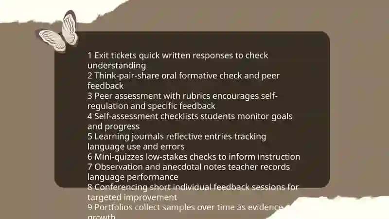 Types of assessment in language learning 3