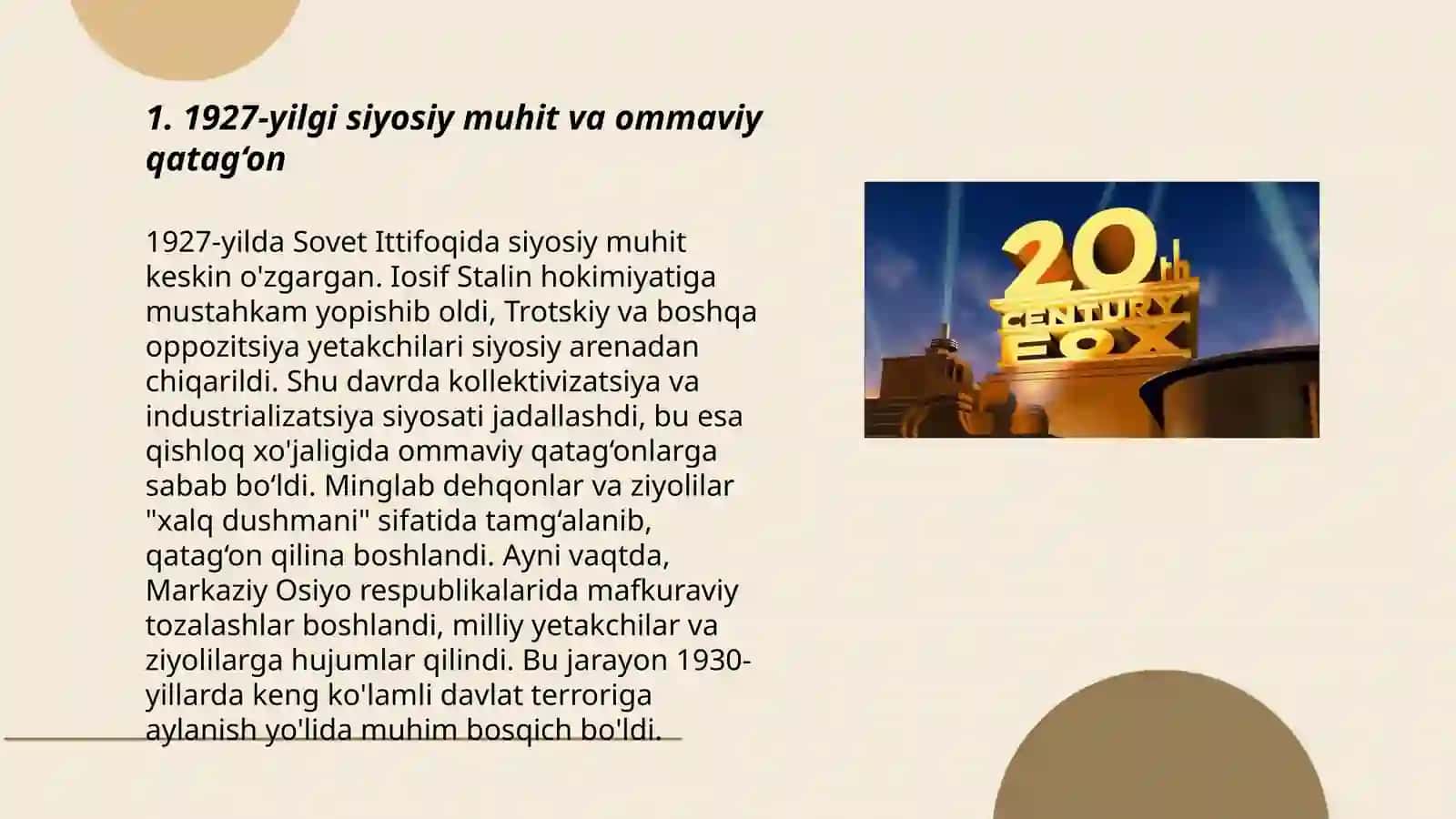 SSSRda 1927-1953-yillarda ommaviy qatagʻon 3