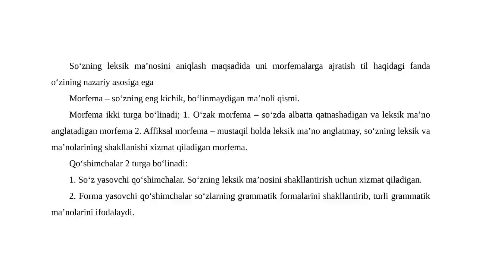 So‘zning morfemik tarkibi 3