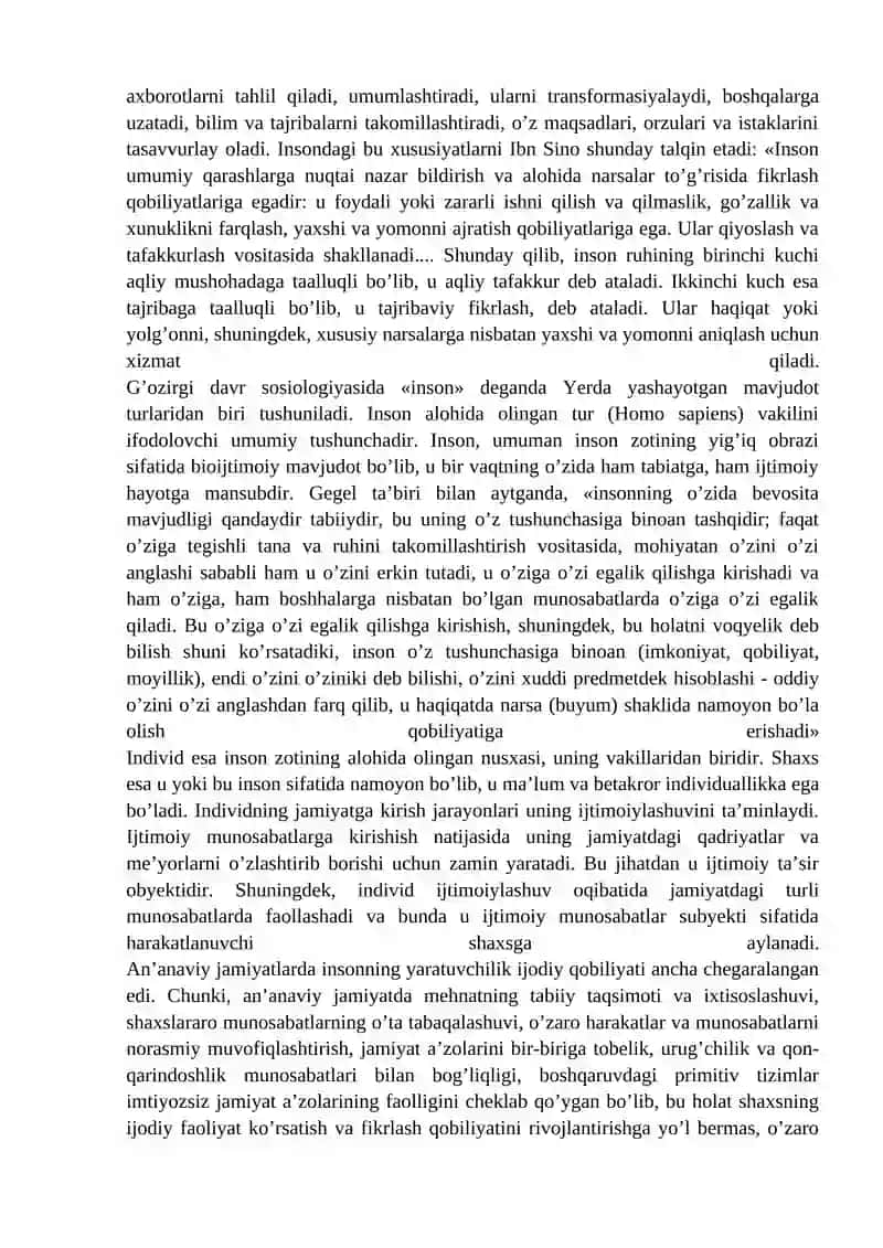 Shaxs, jamiyat va davlat sosiologiyasi 3