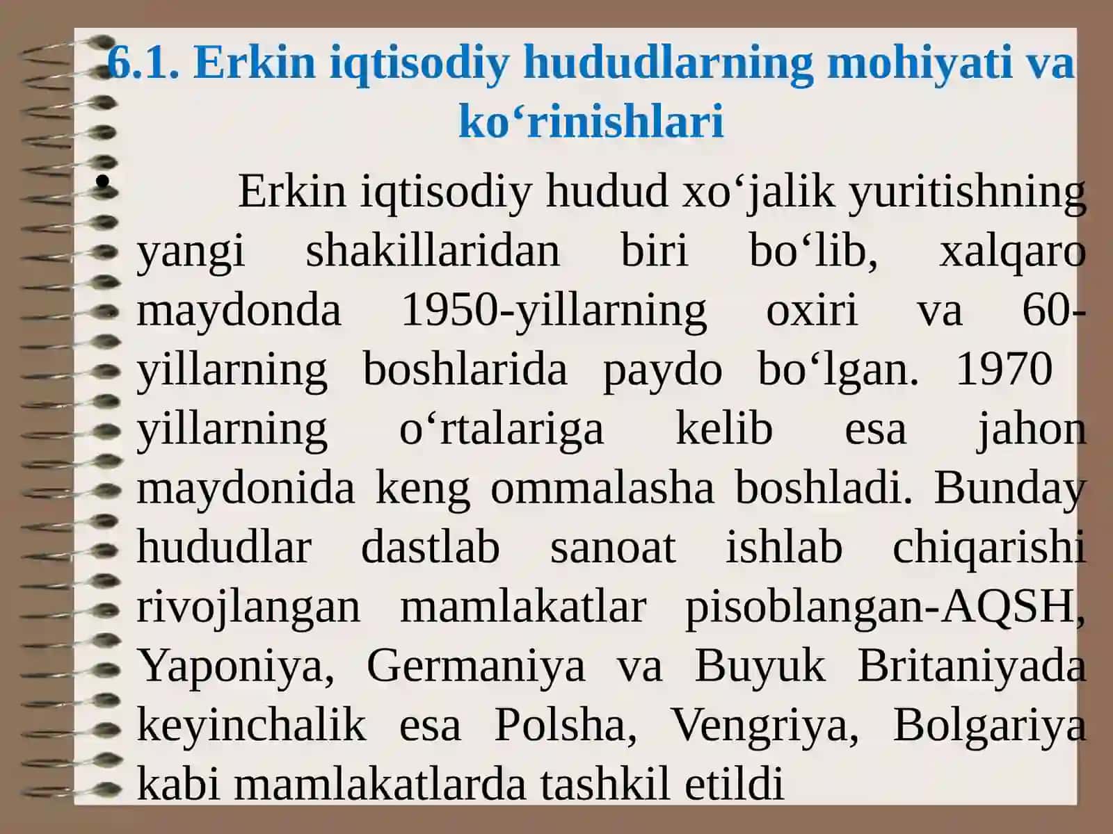 Jаhоn iqtisоdiyotidа erkin iqtisоdiy hududlаrning tutgаn o‘rni 3