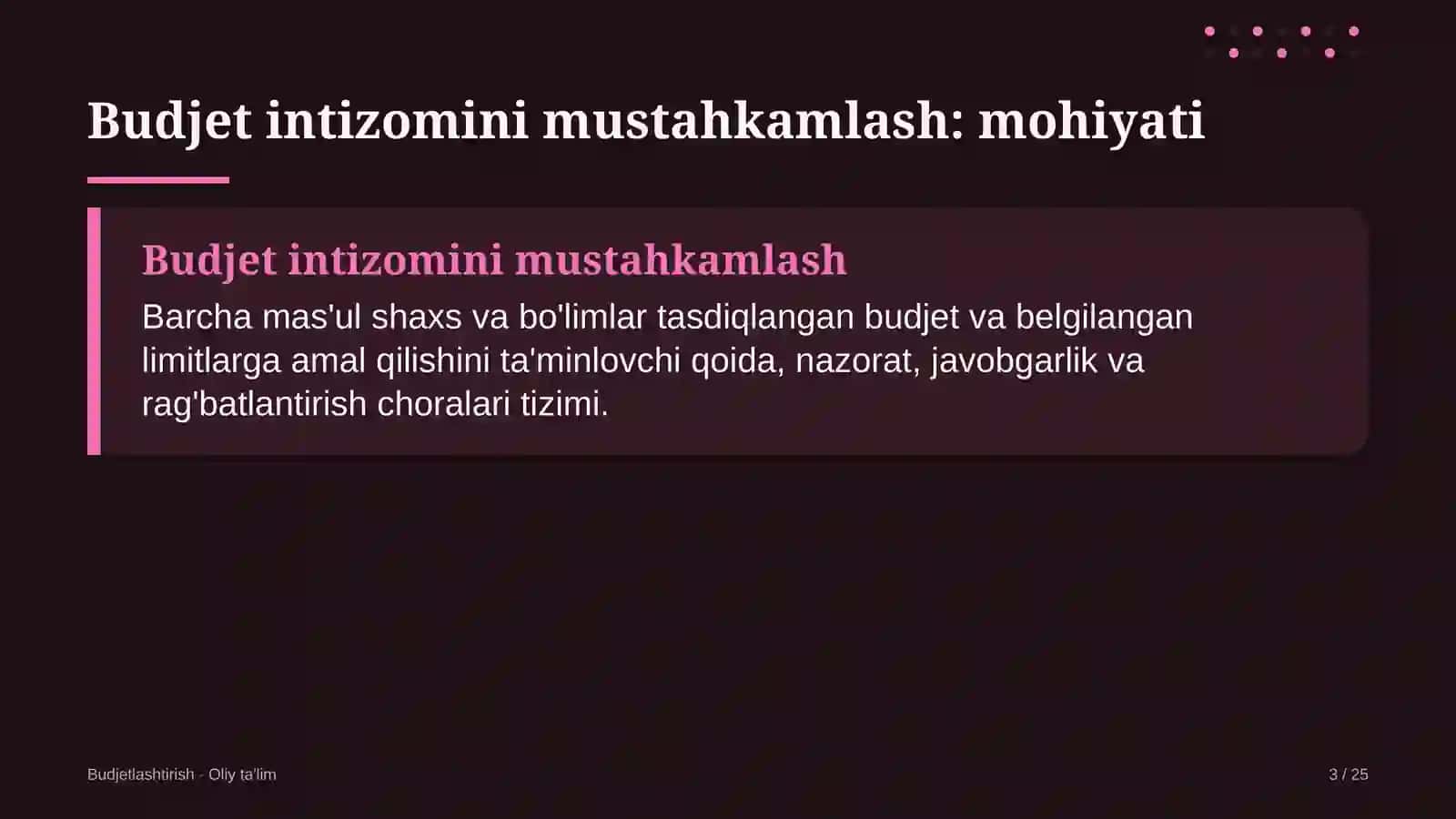 marosim xizmatlarida budjet intizomini mustahkamlash 7695 3