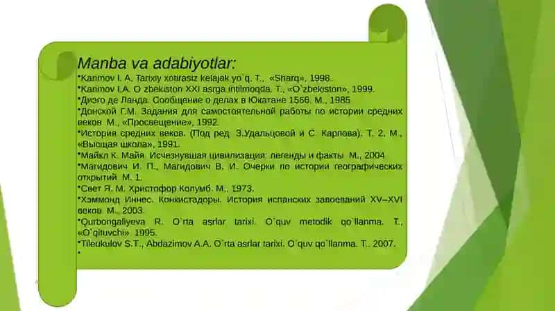 Buyuk geografik kashfiyotlar davrida Amerika xalqlari 3