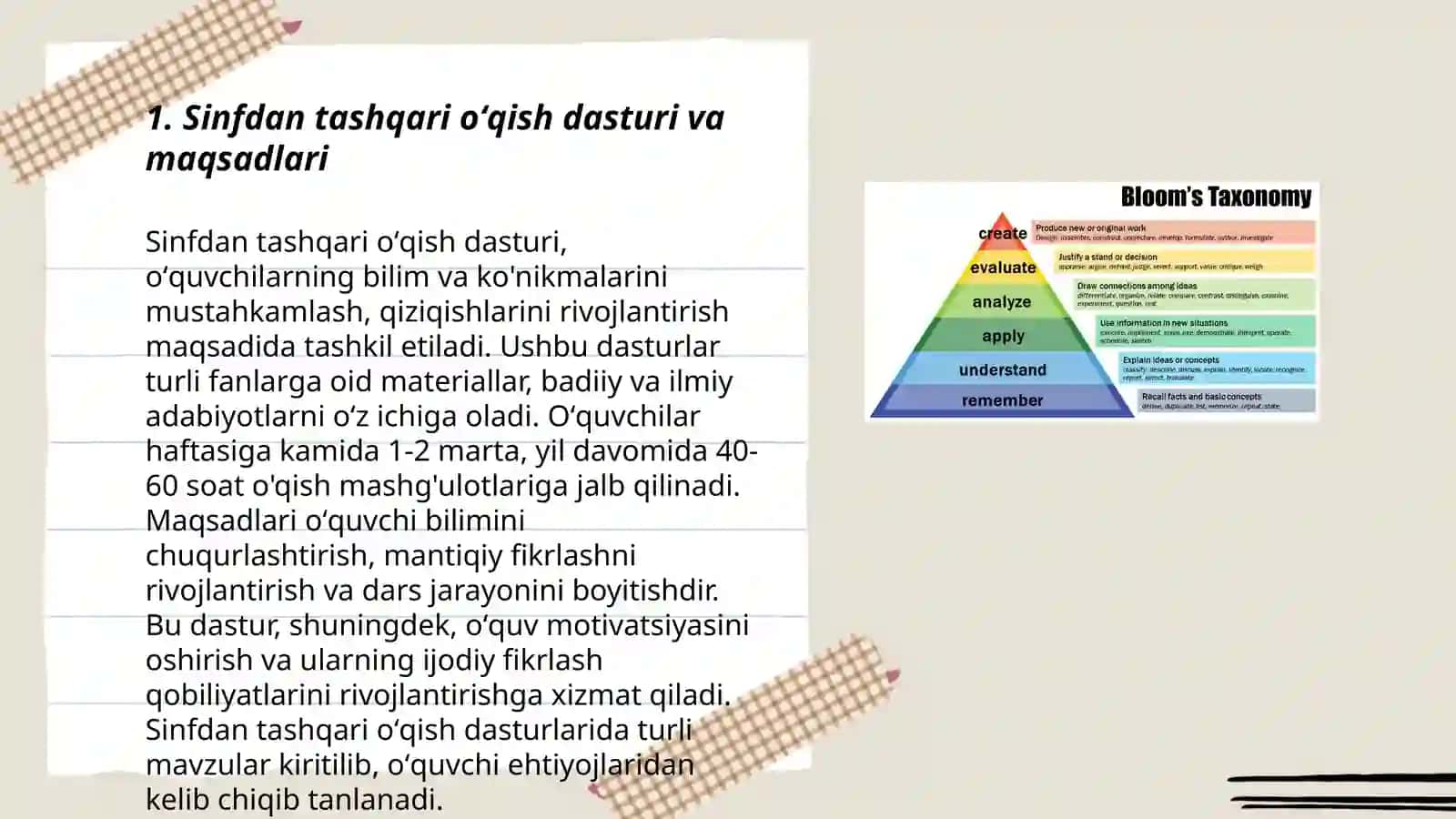 Sinfdan tashqari oʻqish darslarida sheʼr oʻqitish darslarini tahlil qilish 3