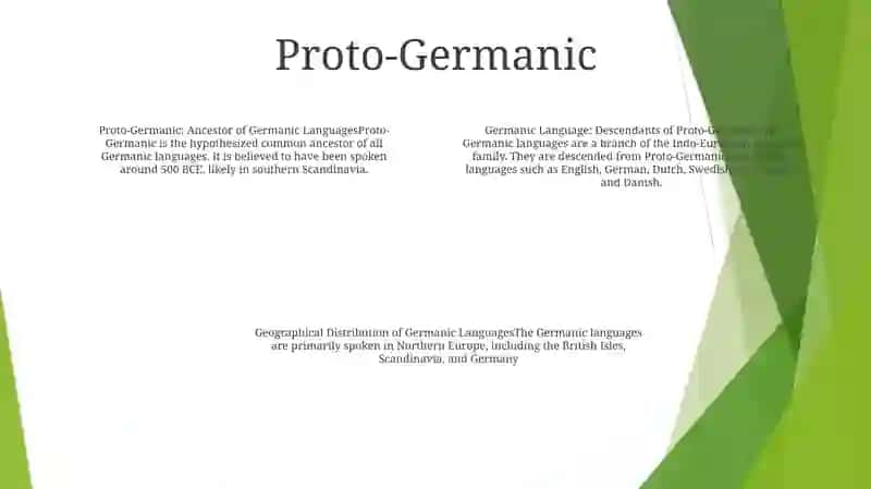 Germanic Language 3