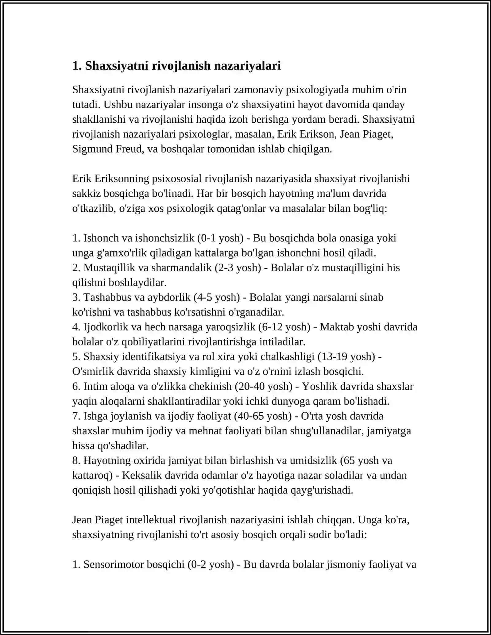 INSON INDIVIDUALLIGINING TURLI PSIXOLOGIK MAKTAB LARDA OʻRGANILISHI 3