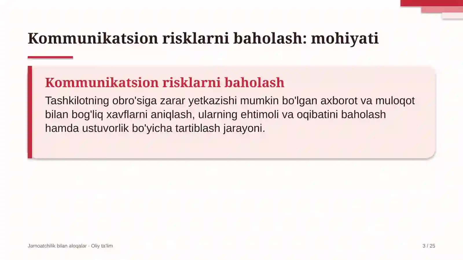 oziq ovqat sanoatida kommunikatsion risklarni baholash 5250 3