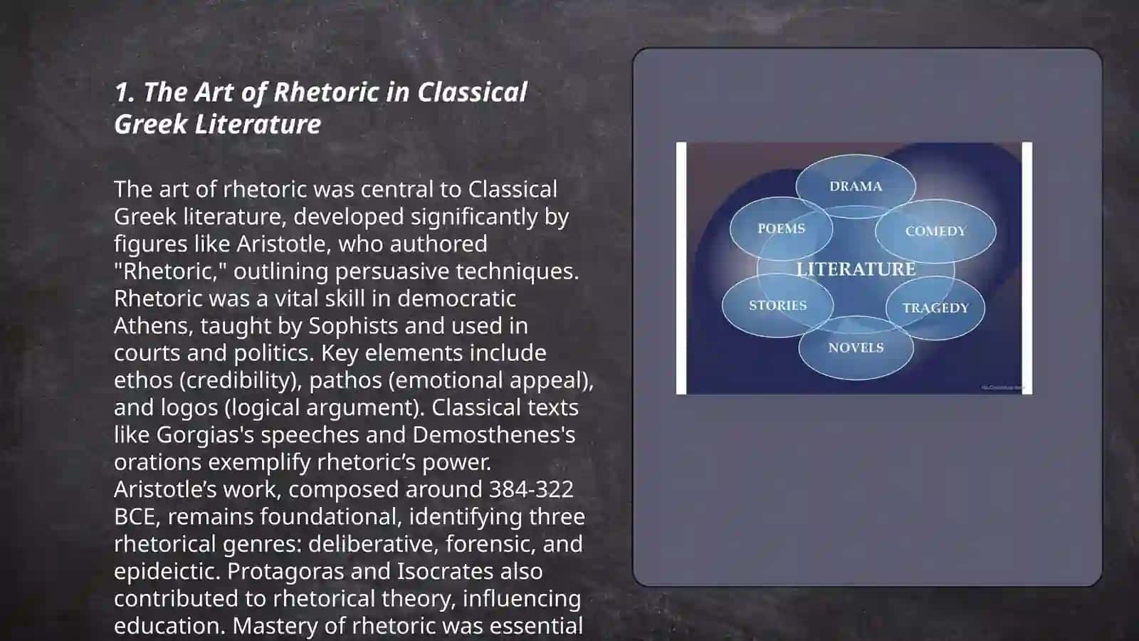 The Art of Rhetoric in Classical Greek Literature 3