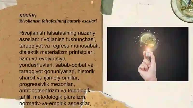 Rivojlanish Falsafasi 3