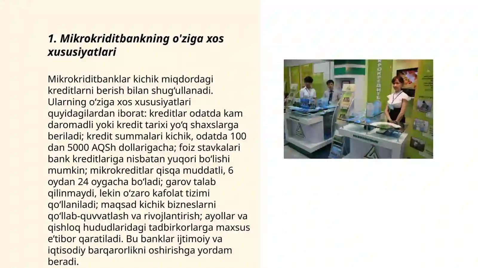 Mikrokriditbank Aksiyadorliktijorat banki 3