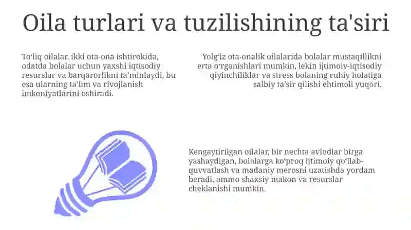 Oilaning bola tarbiyasiga ta'siri 3