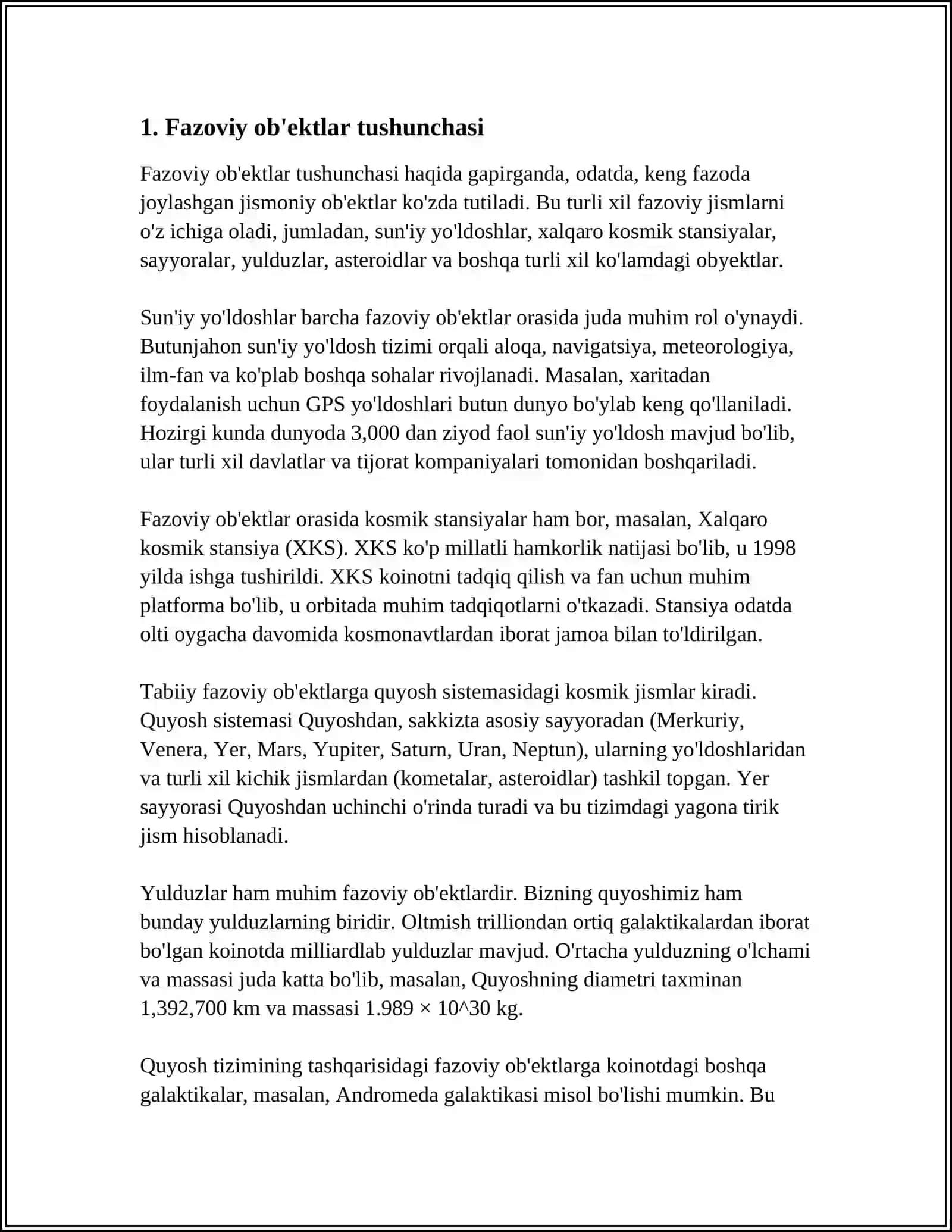 FAZOVIY OBYEKT SINFLARI TUSHUNCHASI 3