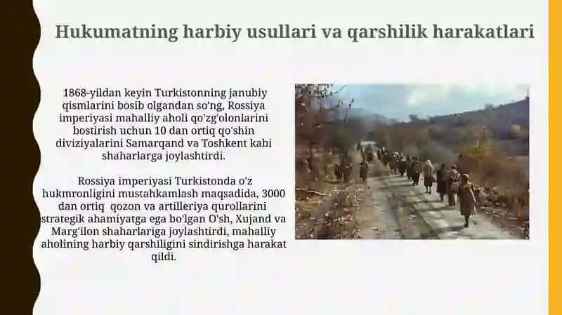 Turkistonda Rossiya imperiyasi mustamlaka idora usulining joriy etilishi 3