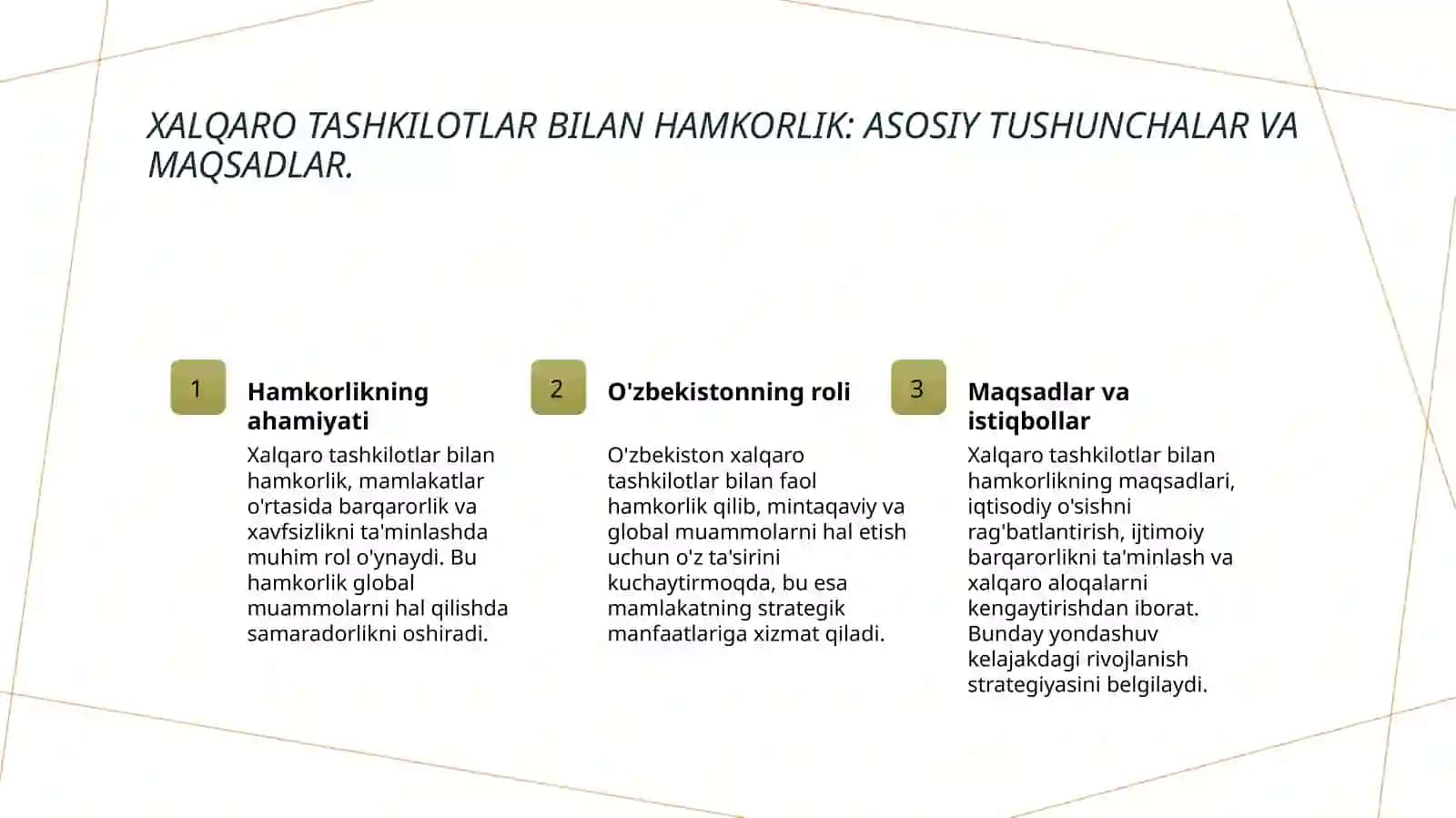 Xalqaro tashkilotlar bilan hamkorlik 3