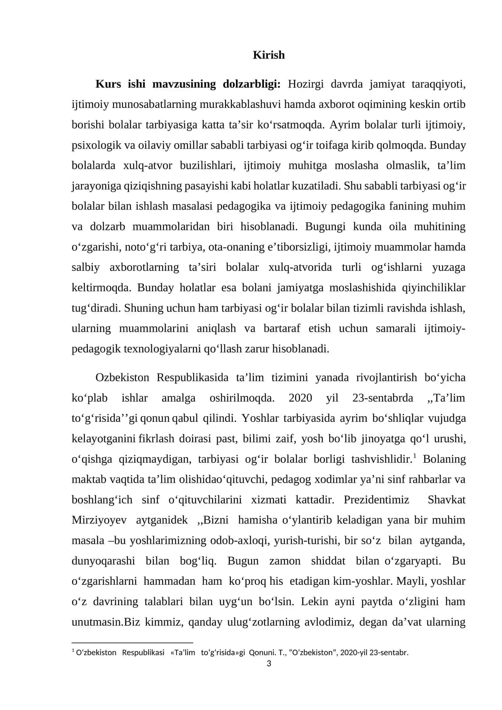 Tarbiyasi og’ir bolalar bilan ishlashning jtimoiy pedagogik texnologiyalari 3