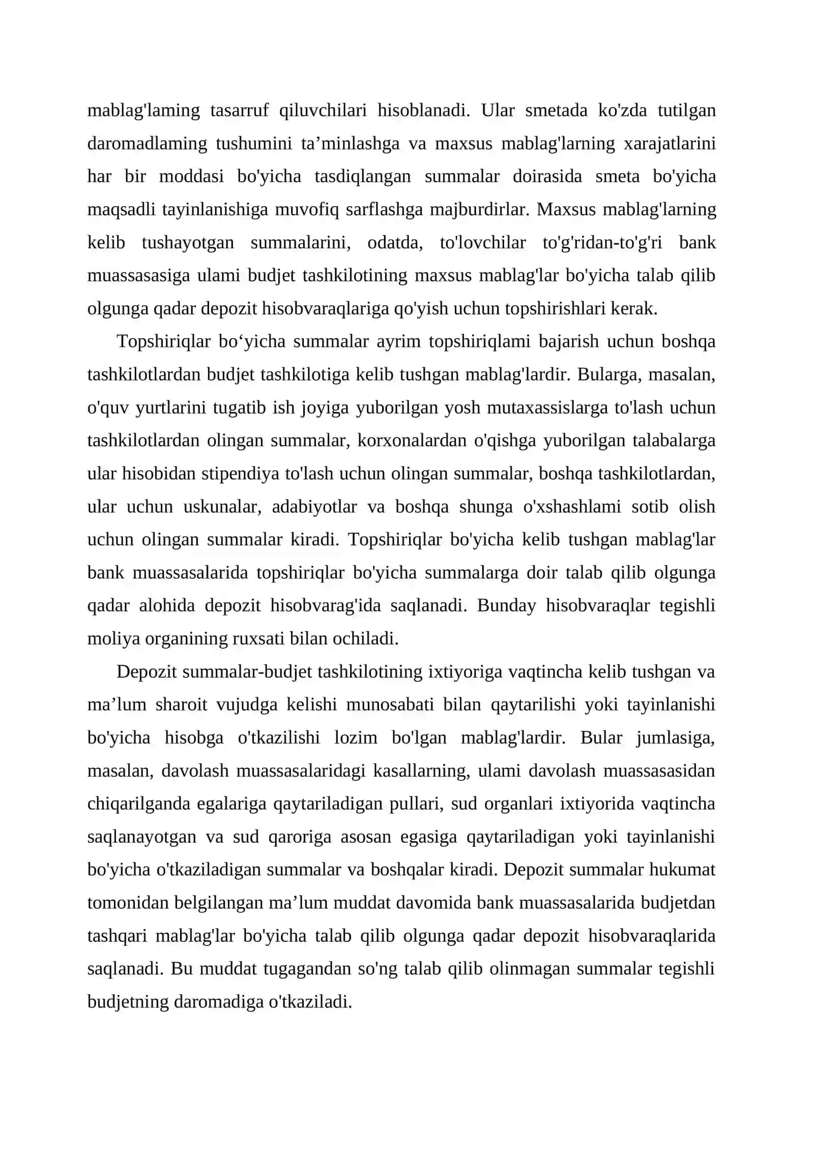 Budjet tashkilotlarida budjetdan tashqari mablag’lar hisobi 3