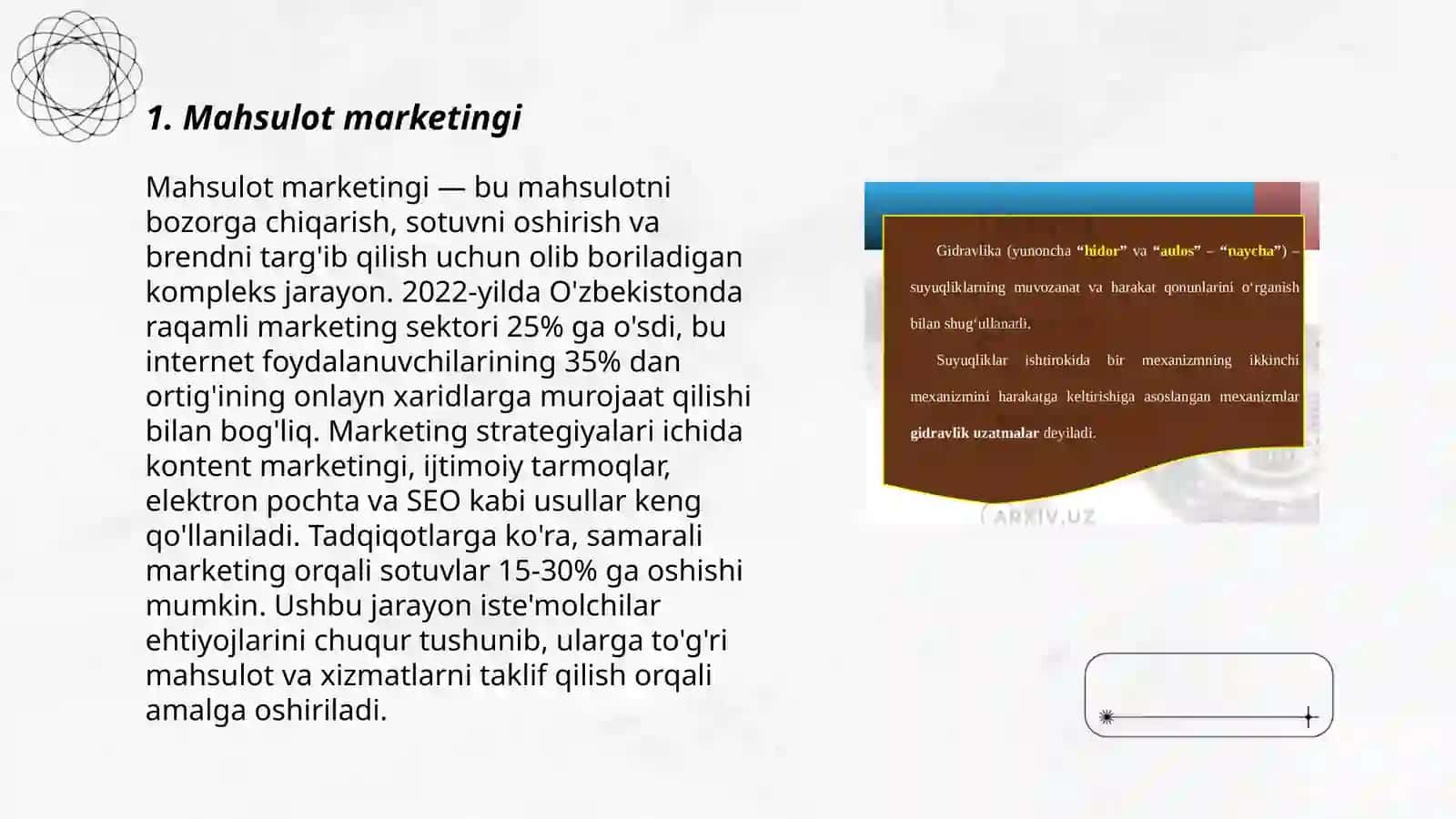 Mahsulot marketingi 3