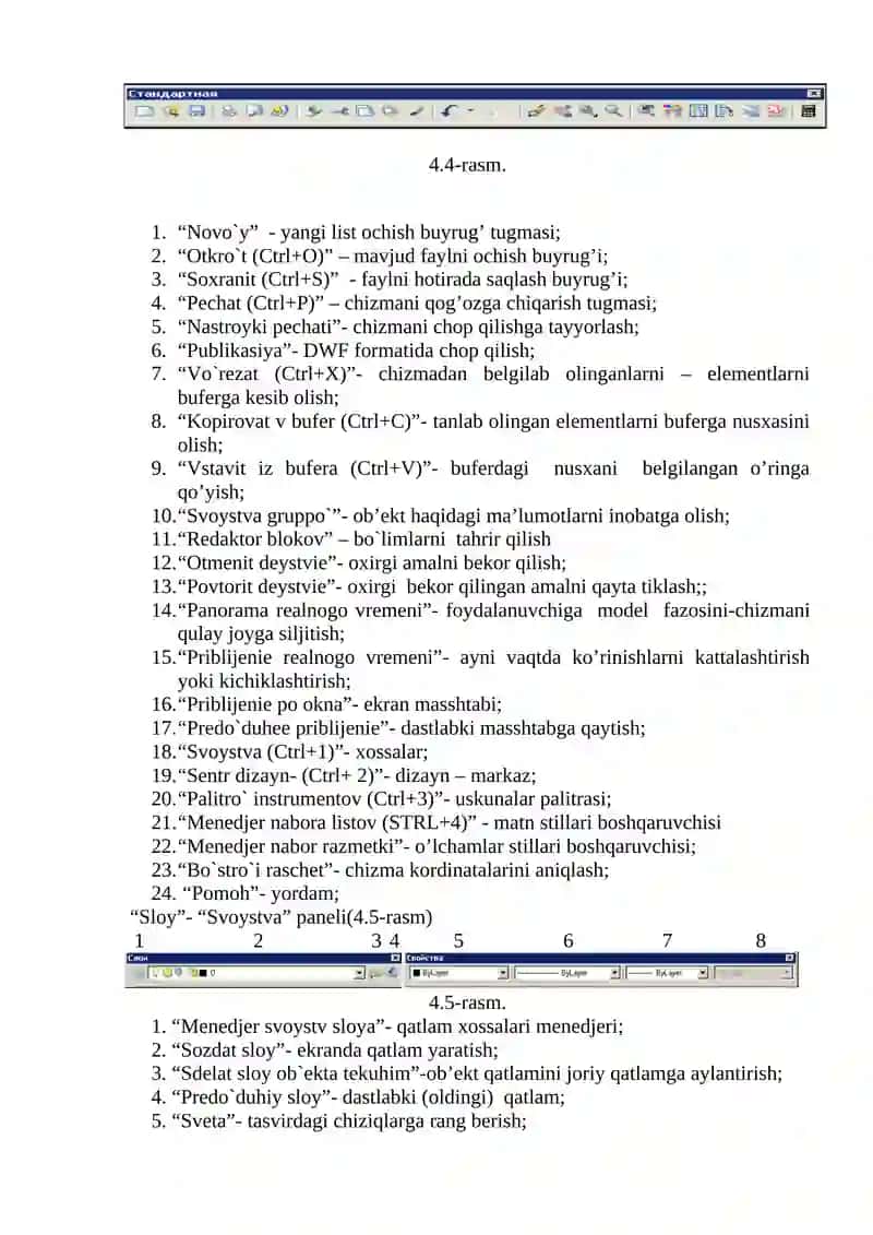 AutoCAD 2007 tizimi 3