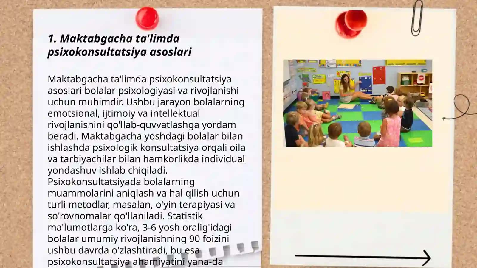 Maktabgacha ta'lim yashkilotlarida psixokonsultativ ishlarni olib borish 3