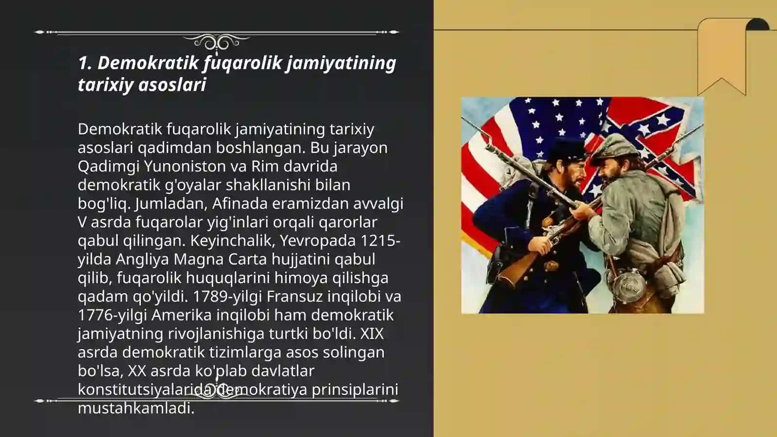 Oʻzbda demokratik fuqarolik jamiyati asoslarini shakllanishi, amalga oshirilgan siyosiy islohotlar 3