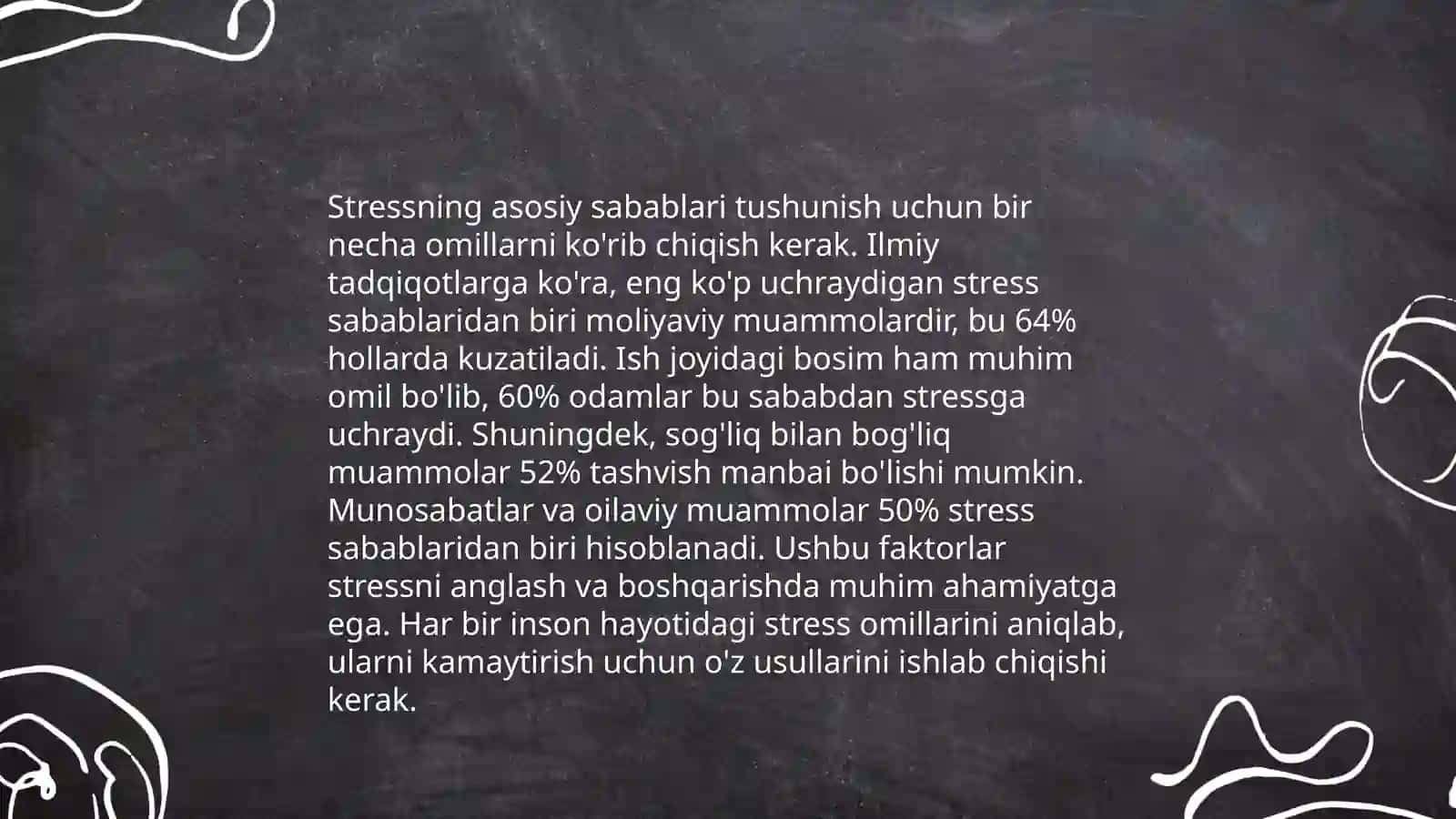 Stress va ularni Barbara etish usullari, shaxsdafi nevrotik buzilishlar 3