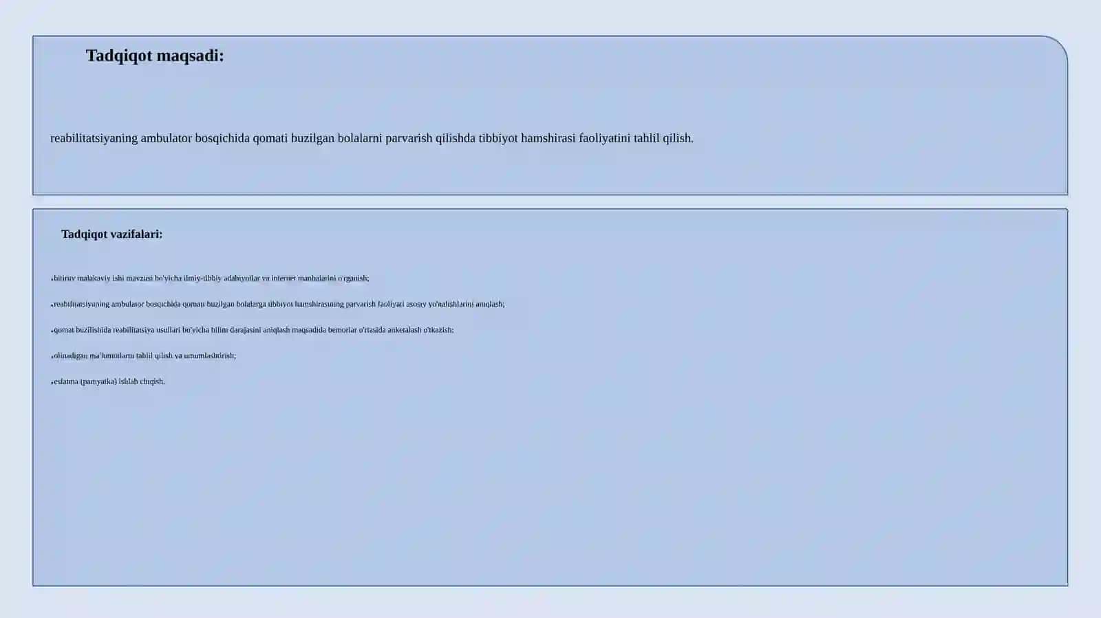 Qad-qomat buzilishlari bo'lgan bolalarda hamshiralik parvarishi 3