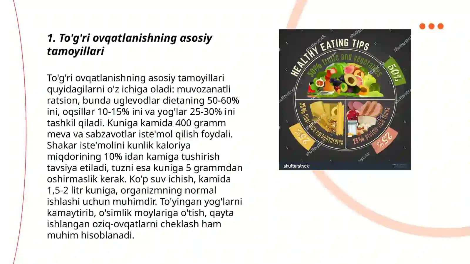 To'g'ri ovqatlanish ratsionalini yaratish 3