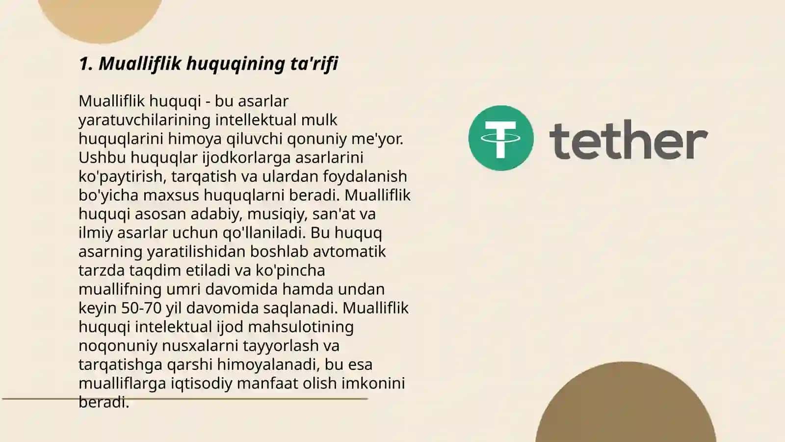 Mualliflik huquqi va tirdosh huquqlar 3