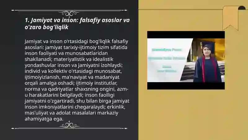 Jamiyat falsafasi va inson 3
