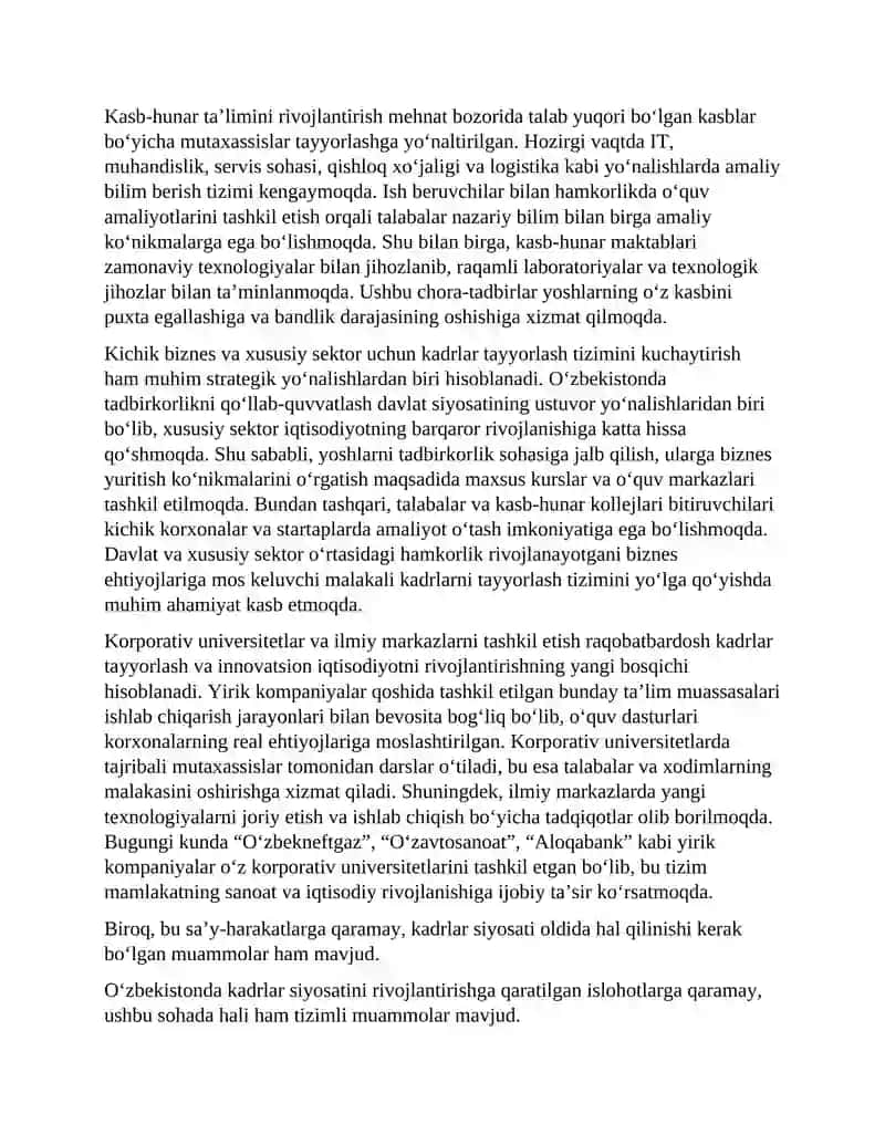 KADRLAR SIYOSATI VA UNING STRATEGIK AHAMIYATI 3