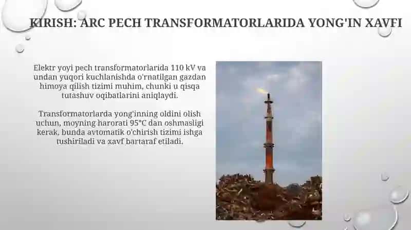 Yoy pech transformatorlarida yong'inlarning oldini olish 3