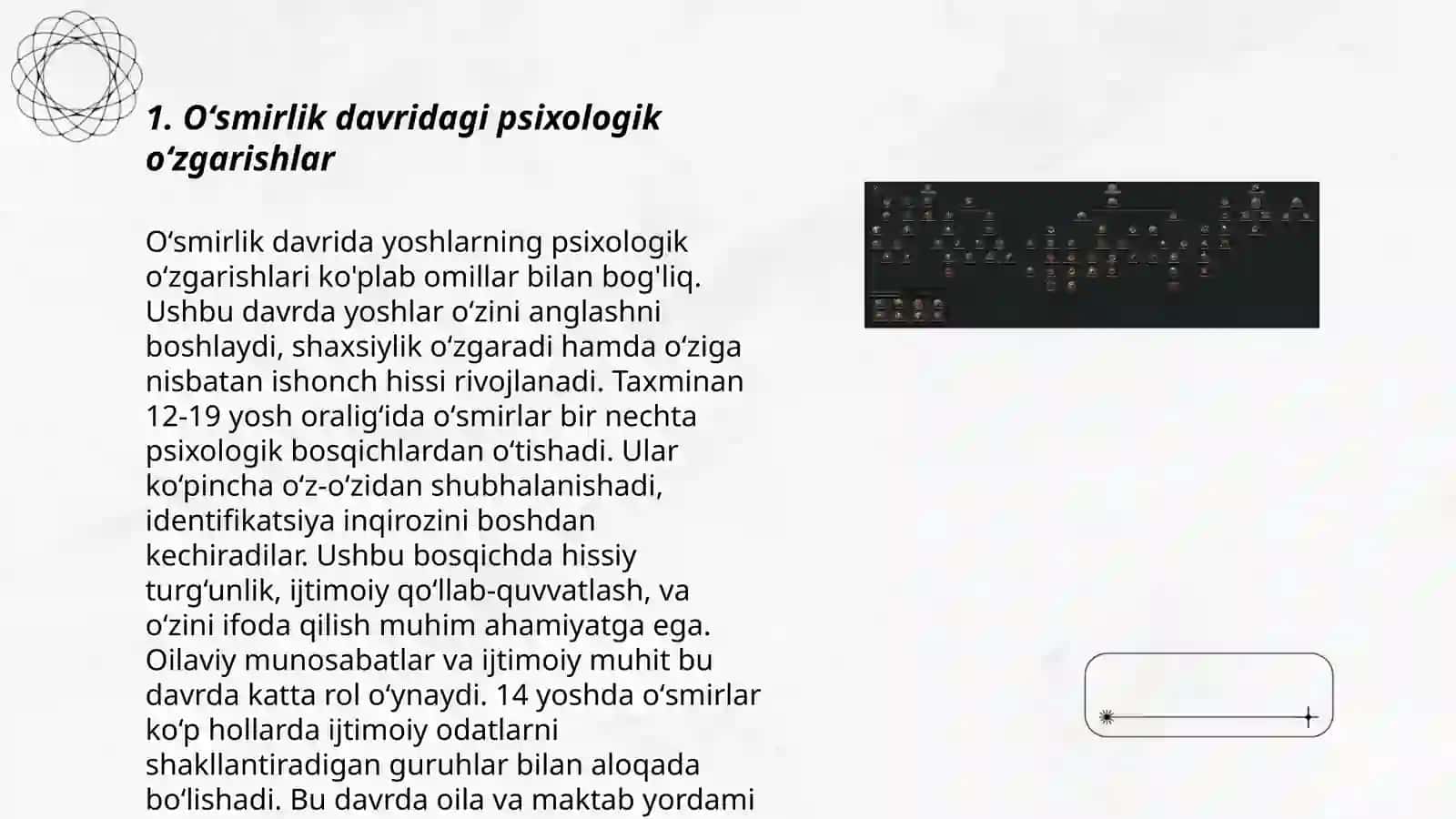 Oʻsmirlik davridagi psixik rivojlanishning umumiy tasnifi 3