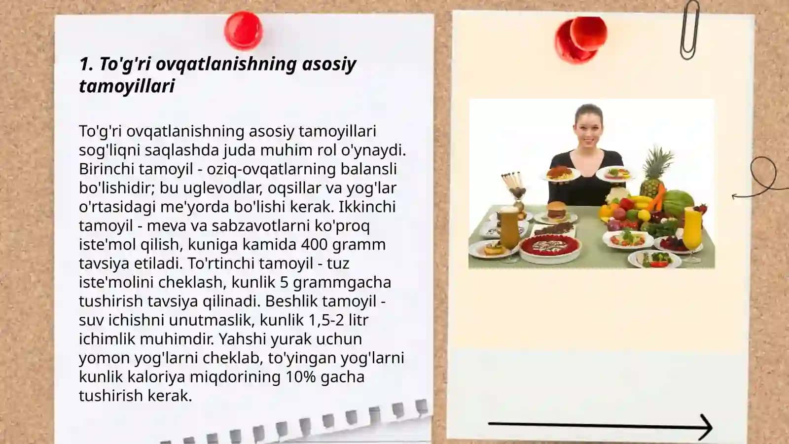 To'g'ri ovqatlanish ratsioni 3